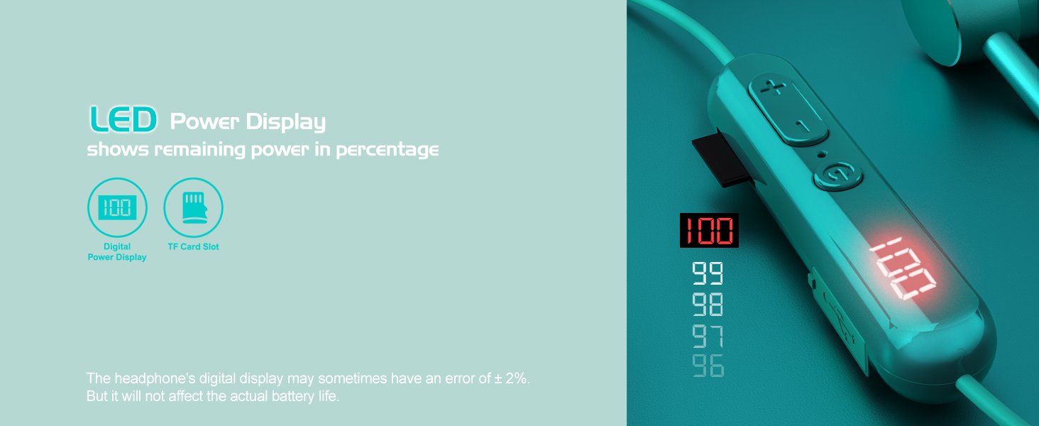 led display headphones