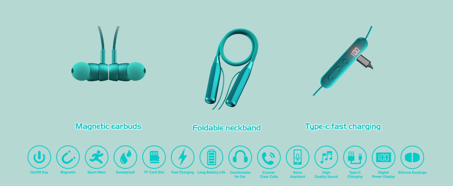 neckband bluetooth headphones