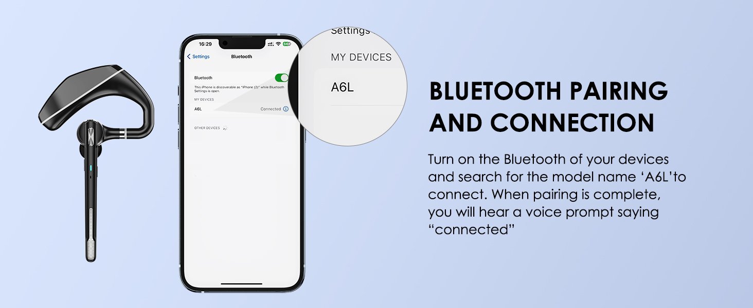 BLUETOOTH PAIRING AND CONNECTION