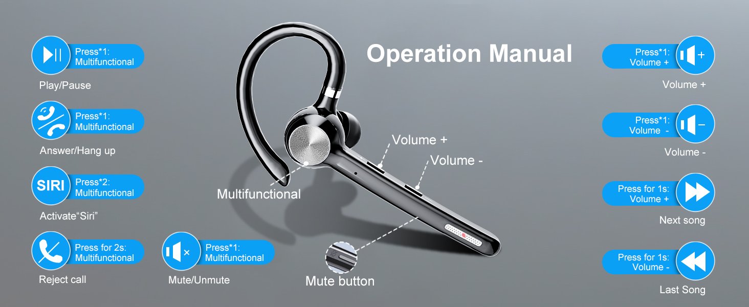 Bluetooth Headset Headset wireless headset trucker headset headset bluetooth