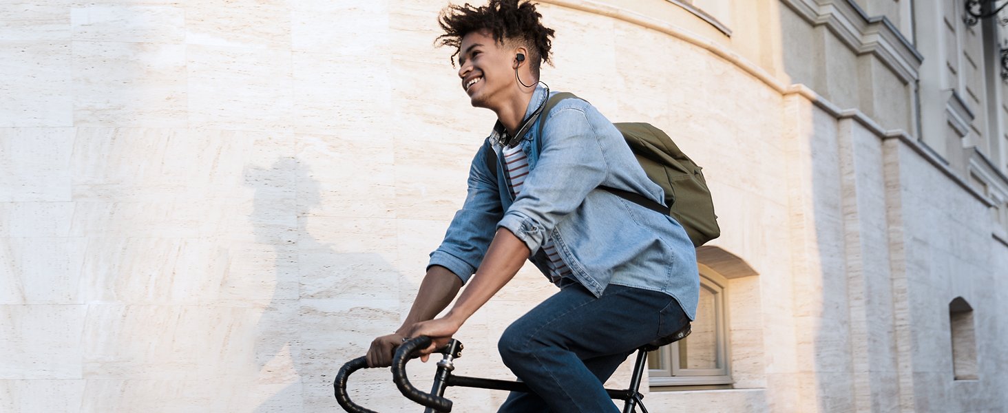 YOSDOM Around the Neck Bluetooth Headphones with 24 Hours of Non-stop Playback